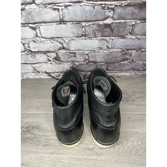 Red Wing Boots 9075 Harley Ninja Genuine Black Leather Lace Up Men’s 11D US/44EU